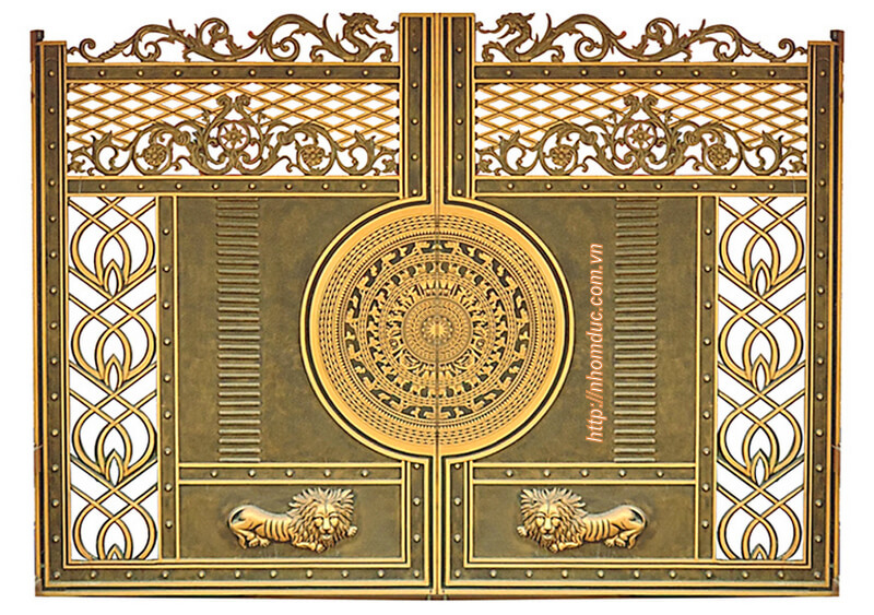 Cửa cổng nhôm đúc HP-CD010